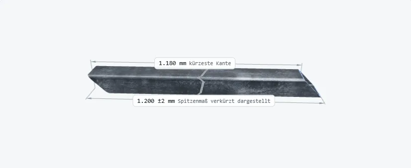 3D-Vorschau eines Zuschnitts im Konfigurator