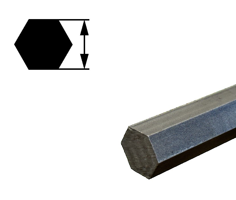 Sechskantstab 17 mm, "blank", h11, EN10278, 42CrMoS4+QT+C