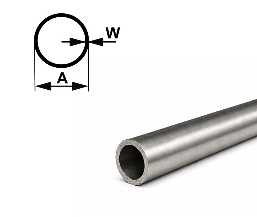 Präzisionsstahlrohr nahtlos 10,0x1,0 mm, "blank", EN10305-1, E235+C