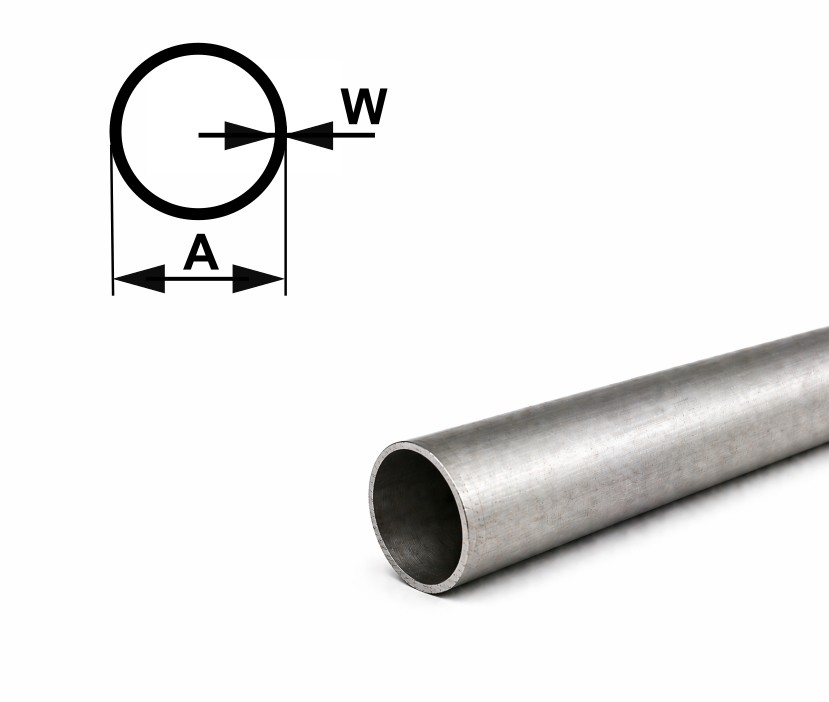 Präzisionsstahlrohr 10,0x1,0 mm, "blank", EN10305-3, E220/E235