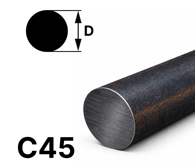 Rundstahl 20,0 mm, C45, EN10060/EN10083